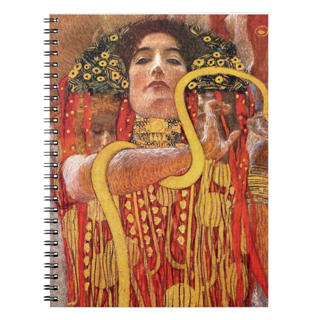 Carnet Gustav Klimt - Médecine de l'hygiène Déesse de la  (Devant)