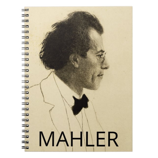 Carnet Gustav Mahler (1902, portrait) (Devant)