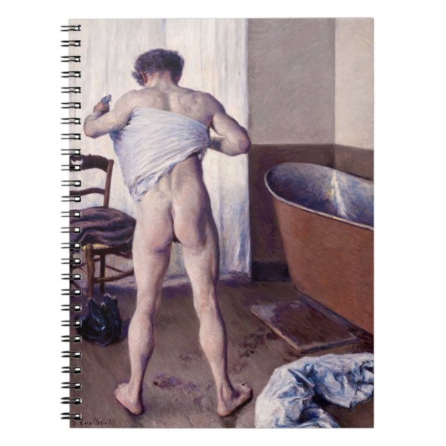 Carnet Gustave Caillebotte - Homme à son bain (Devant)