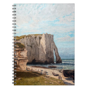 Carnet Gustave Courbet - Falaises à Etretat après la temp