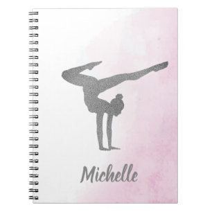 Carnet Gymnastique d'aquarelle rose