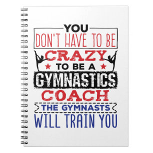 Carnet Gymnastique entraîneur amusant Appréciation Cadeau