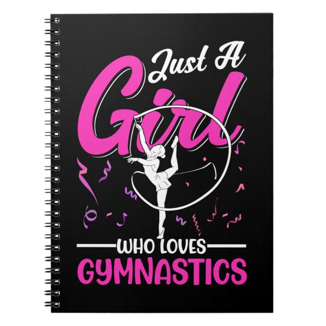 Carnet Gymnastique fille drôle acrobatique fille Gymnaste (Devant)