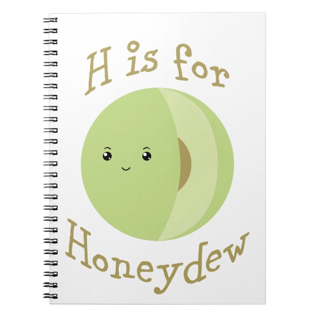 Carnet H est pour Honeydew (Devant)