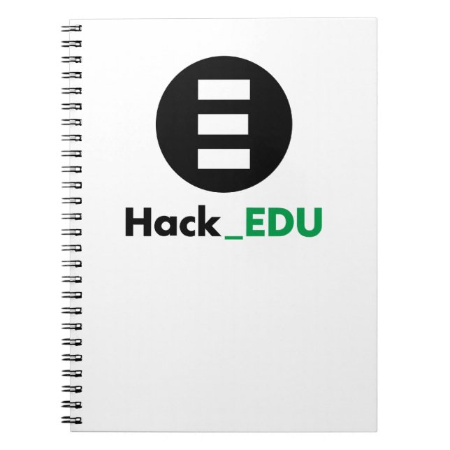 Carnet HackEDU (Devant)