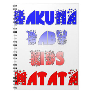 Carnet Hakuna Matata Bébé & Enfants : Conception de coule
