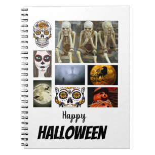 Carnet Halloween 8 Photo Collage personnalisé