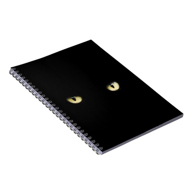Carnet Halloween Black Cat Eyes (Côté Droit)