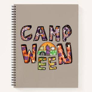 Carnet Halloween Camping   Jeu de mots
