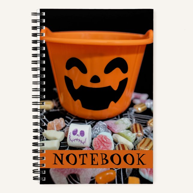 Carnet Halloween Candy Jack olantern Amusants (Recto)