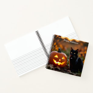 Carnet Halloween. Chat