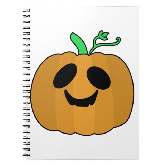 Carnet Halloween Citrouille effrayant V2 (Devant)