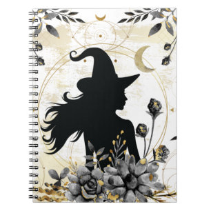 Carnet Halloween contemporain moderne sorcière 3