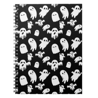 Carnet Halloween Cute Ghost Motif