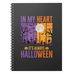 Carnet Halloween Dans Mon Cœur Cimetière Effrayant