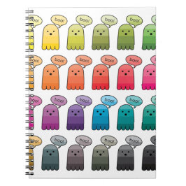 Carnet Halloween des nuances du fantôme de Boo
