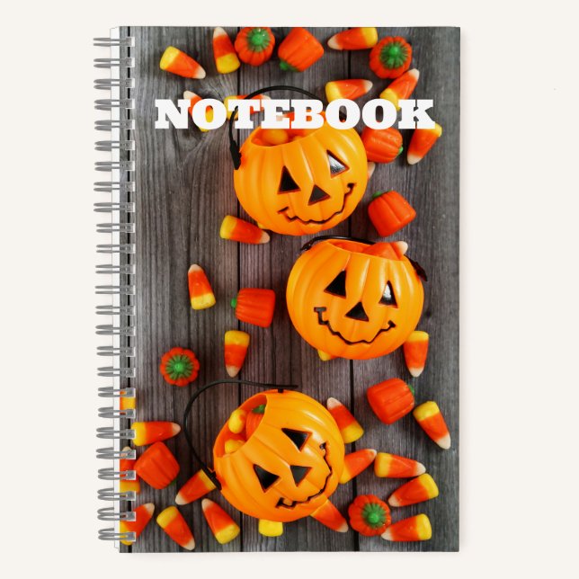 Carnet Halloween Jack olantern Candy Corn (Recto)