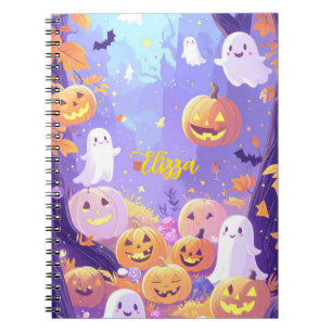 Carnet Halloween mignonne personnalisable