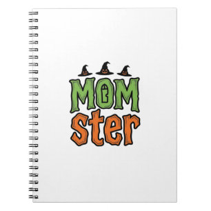 Carnet Halloween Momster Vintage Mom Conception de T-Shir