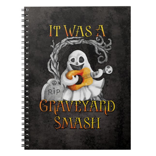 Carnet Halloween Monster Mash Ghost Graveyard Smash (Devant)