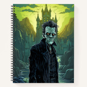 Carnet Halloween monstre de Frankenstein