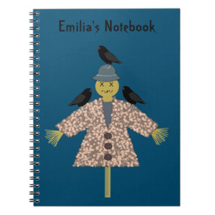 Carnet Halloween Paille Écarette et Ravages personnalisés