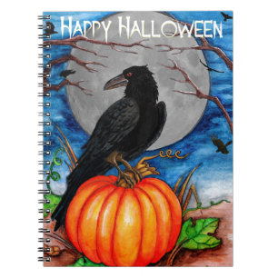 Carnet Halloween Raven