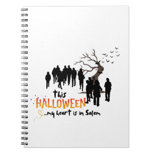 Carnet Halloween Salem Trip Sweatshirt de coeur