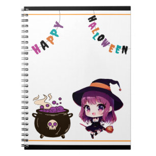 Carnet Halloween/sorcière/automne/octobre