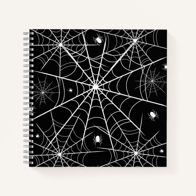 Carnet Halloween Spider Web (Devant)