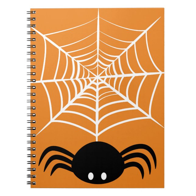 Carnet Halloween Spider Web (Devant)