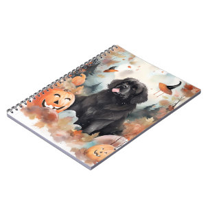 Carnet Halloween Terre-Neuve avec la peur Citrouille