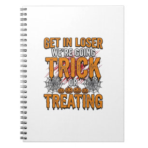 Carnet Halloween Trick Or Treating Typographie Vintage De