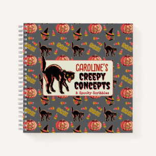 carnet Halloween vintage