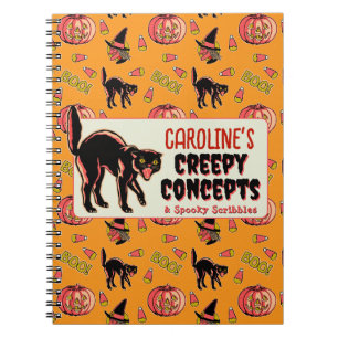 carnet Halloween vintage