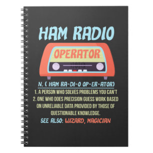 Carnet Ham Radio Operator Définition Radio amateur Hobby