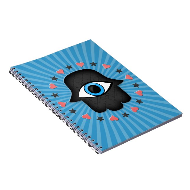 Carnet hamsa khamsa OEil à la main de la déesse (Côté Droit)
