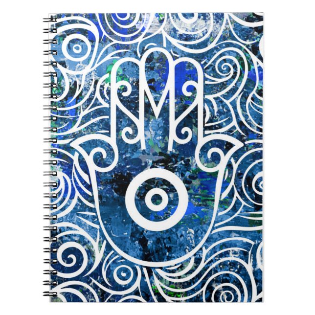 Carnet Hamsa Swirls (Devant)