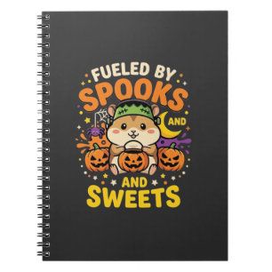 Carnet Hamster d'Halloween alimenté par les fantômes et l