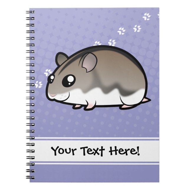 Carnet Hamster nain de bande dessinée (Devant)