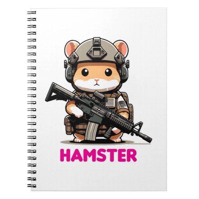 Carnet Hamster tactique (Devant)