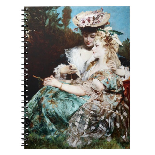 Carnet Hans Makart, The love letter (1875) (Devant)