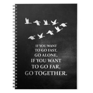 Carnet Happiness Quote If You Want To Go Together
