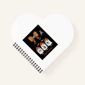 Carnet Happy Halloween – fantômes café mignons