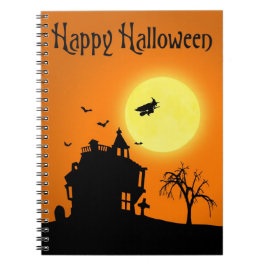 Carnet Happy Halloween Silhouette paysage