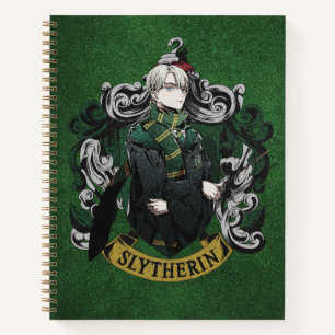 Carnet HARRY POTTER™   Anime Draco Malfoy House Crest