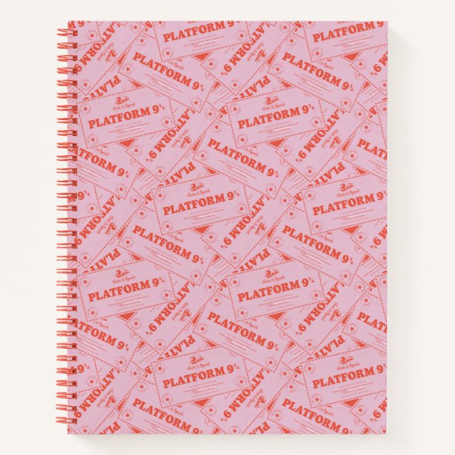 Carnet HARRY POTTER™ | Billets de train Platforn 9 3/4 (Devant)