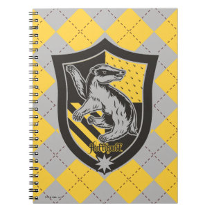 Carnet Harry Potter   Blason de fierté de la maison Poufs