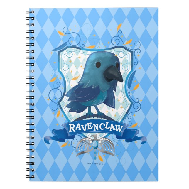 Carnet Harry Potter | Crête RAVENCLAW™ de charme (Devant)