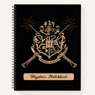 Carnet Harry Potter Crossage de la crête de laine crois